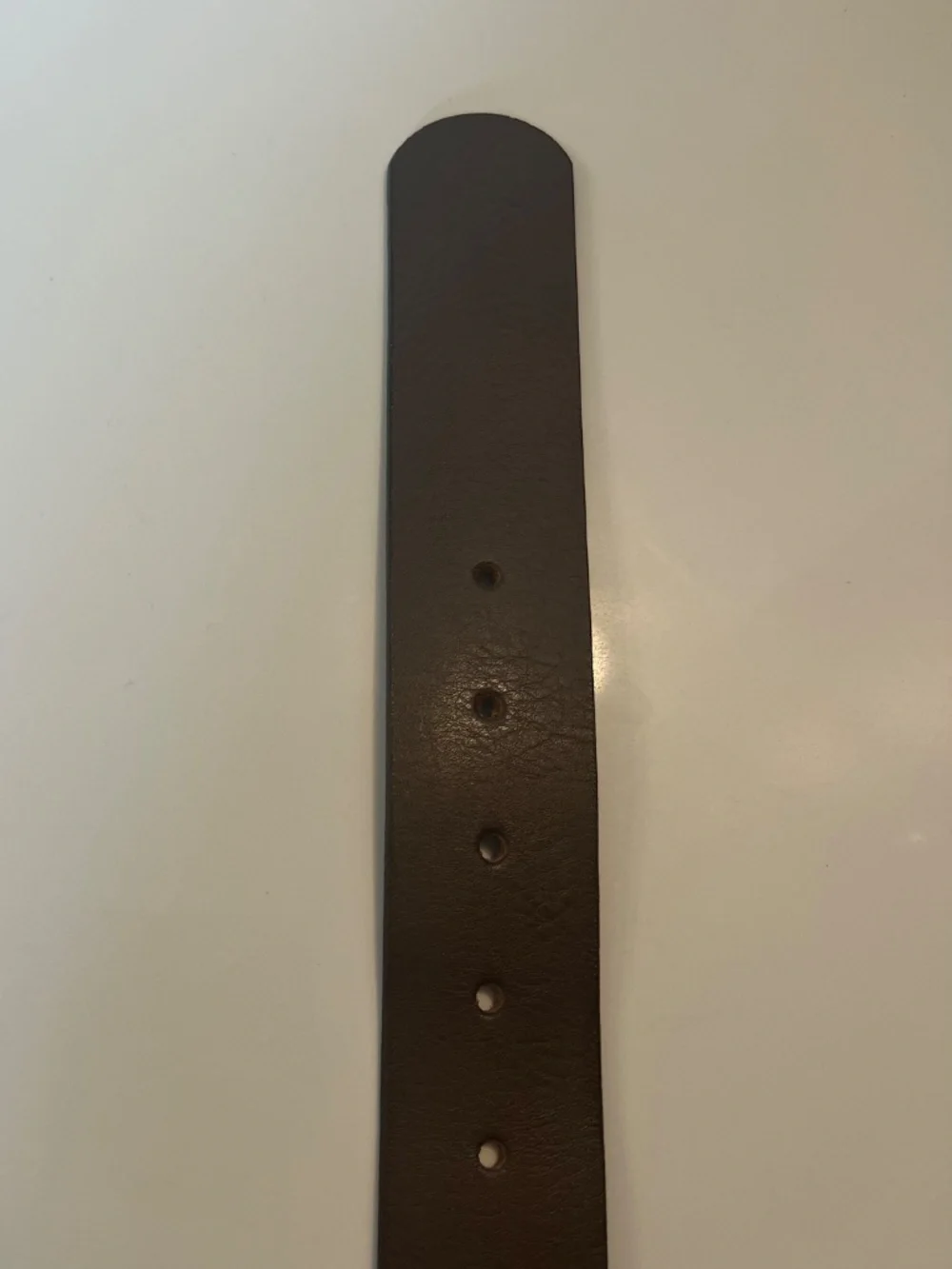 Women's Gap Pu Coated Split Leather Belt in Brown Color: Medium